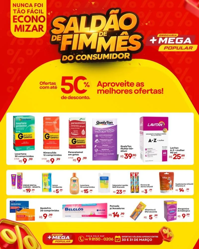 Drogaria Mega Popular - Ofertas