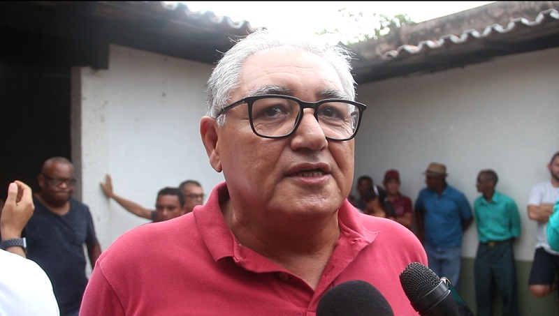 Benedito Coroba no lançamento de sua pré-candidatura a prefeito de Itapecuru 2020. Foto: Reprodução