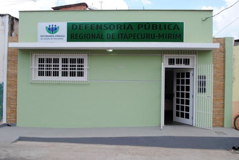 Sede da Defensoria Pública em Itapecuru Mirim. Foto: Reprodução