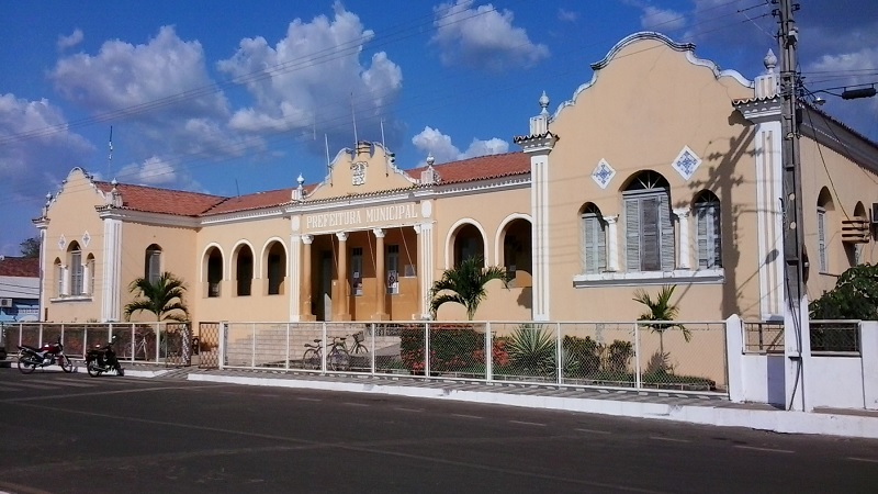 Palácio municipal, sede do poder executivo em Itapecuru. Foto: João Di Bragança.