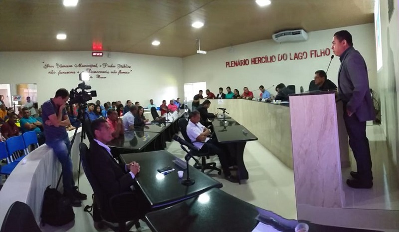 Plenário da câmara de vereadores de Itapecuru Mirim