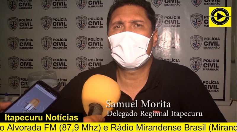 Delegado regional Samuel Morita. Foto: Reprodução Itapecuru Webtv
