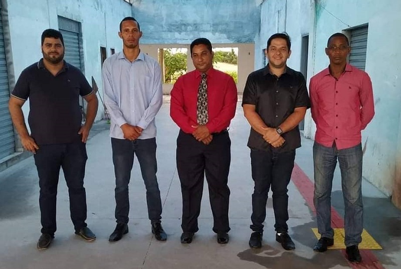 (dir) Allan Capistrano, Cleomar Rodrigues, Alberto Ferreira, Emerson Ceará e roberto da Brigada. Foto: Divulgação