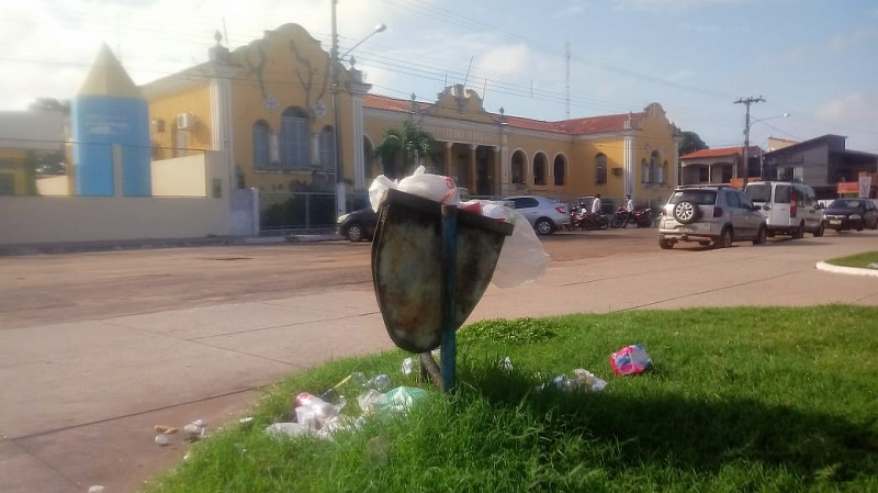 Palácio municipal, sede do poder executivo em Itapecuru. Foto: João Di Bragança.