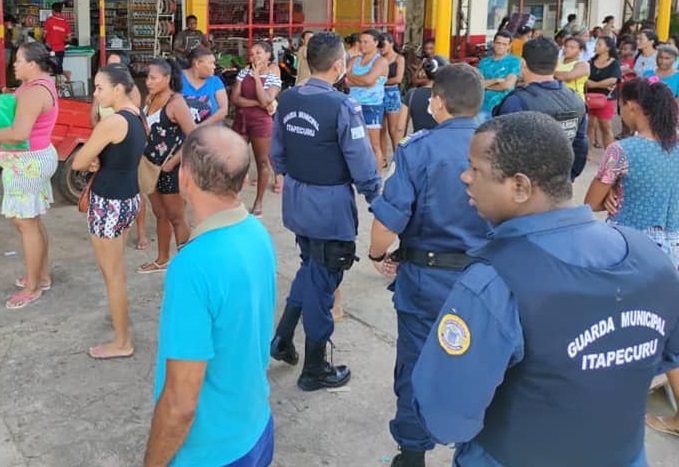 Guardas Municipais de Itapecuru em serviço. Foto: Divulgação
