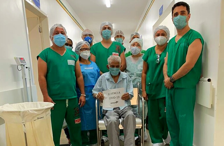 Idoso de 102 anos vence COVID-19 no hospital regional de Itapecuru