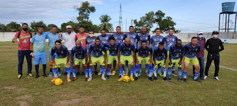 Seleção de Itapecuru na estréia contra os Galáticos, em Santa Rita-MA. Foto: Telmar Félix
