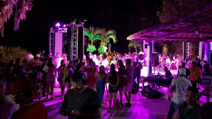 Festa clandestina no Ceará alvo de ação do MPCE. Foto: Reprodução