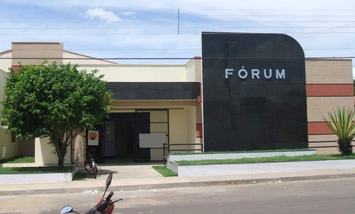 Fórum de Justiça desembargador Raimundo Público Bandeira de Melo, em Itapecuru Mirim. Foto: reprodução