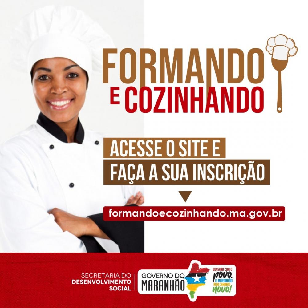 Governo divulga nesta segunda-feira (4) aprovados para o programa Formando e Cozinhando