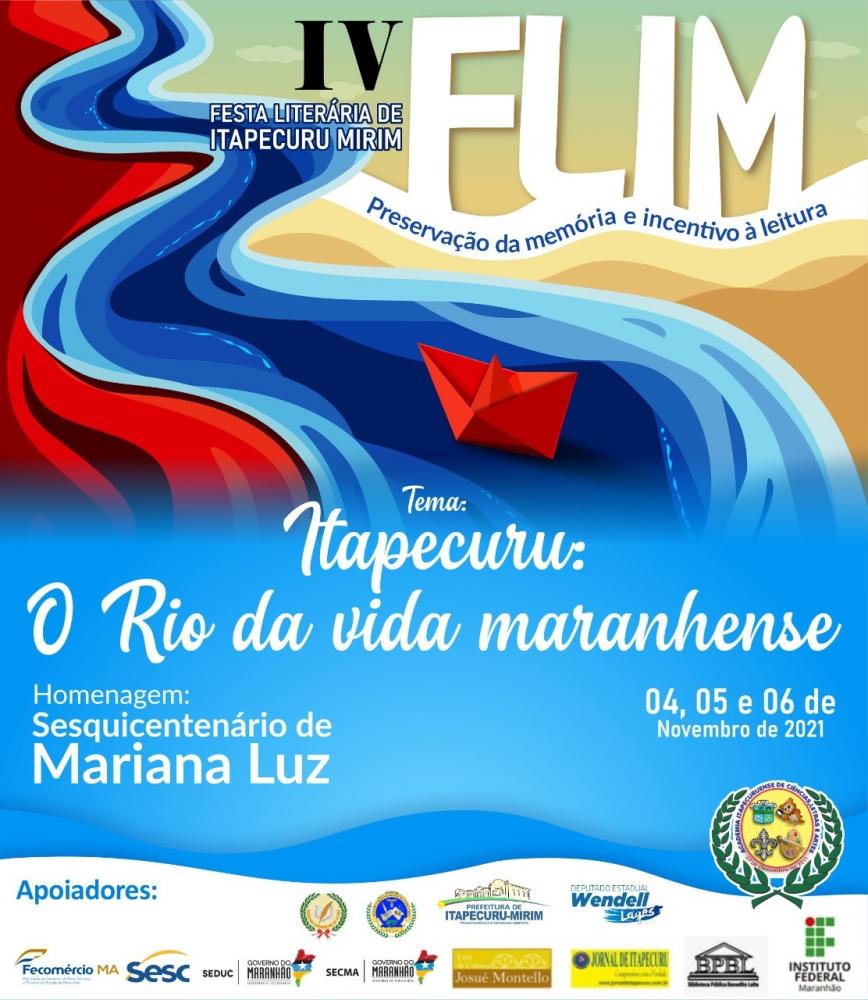 Divulgada programação da Festa Literária de Itapecuru Mirim 2021