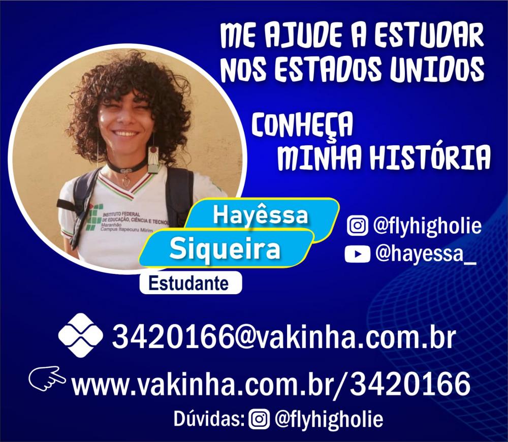 Itapecuruense selecionada por universidade americana pede ajuda para estudar nos EUA