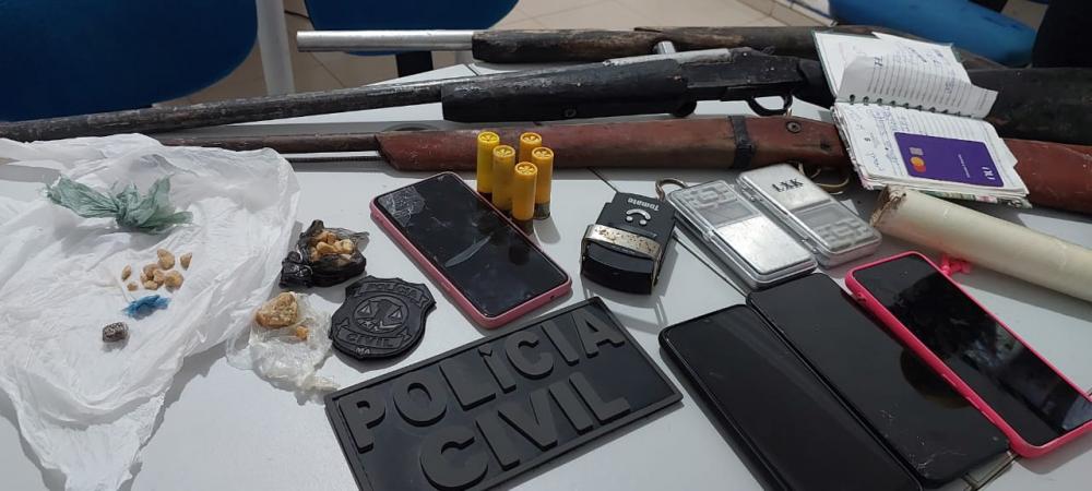 4 pessoas presas por tráfico de drogas e porte ilegal em Itapecuru Mirim