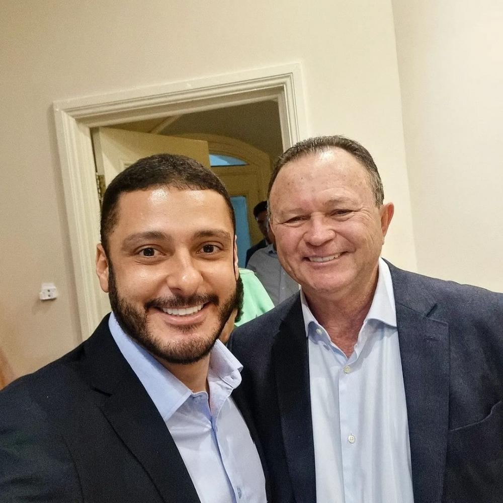 Wendell Lages em evento com o governador Carlos Brandão. Foto: Arquivo Pessoal 