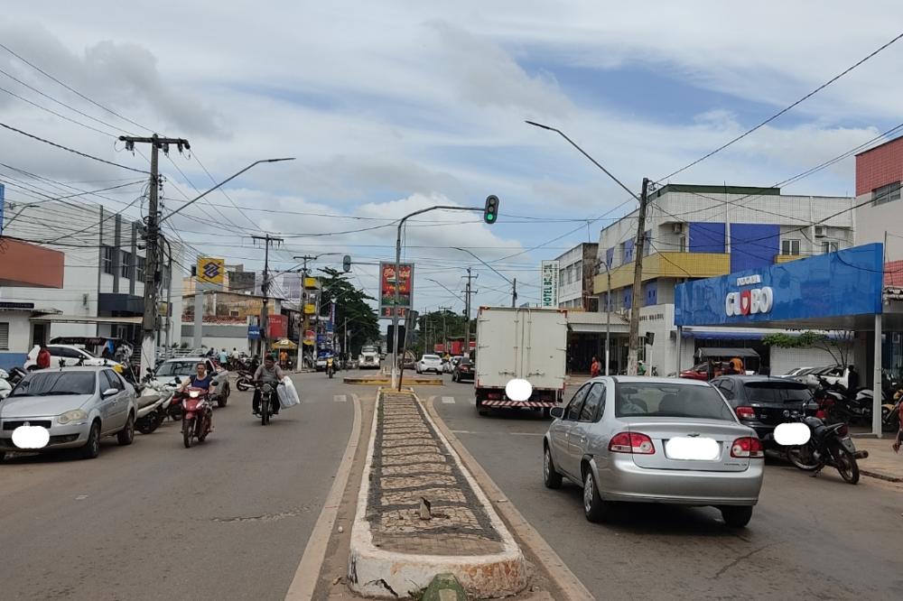 Centro da cidade de Itapecuru Mirim. Foto: Da Redação 