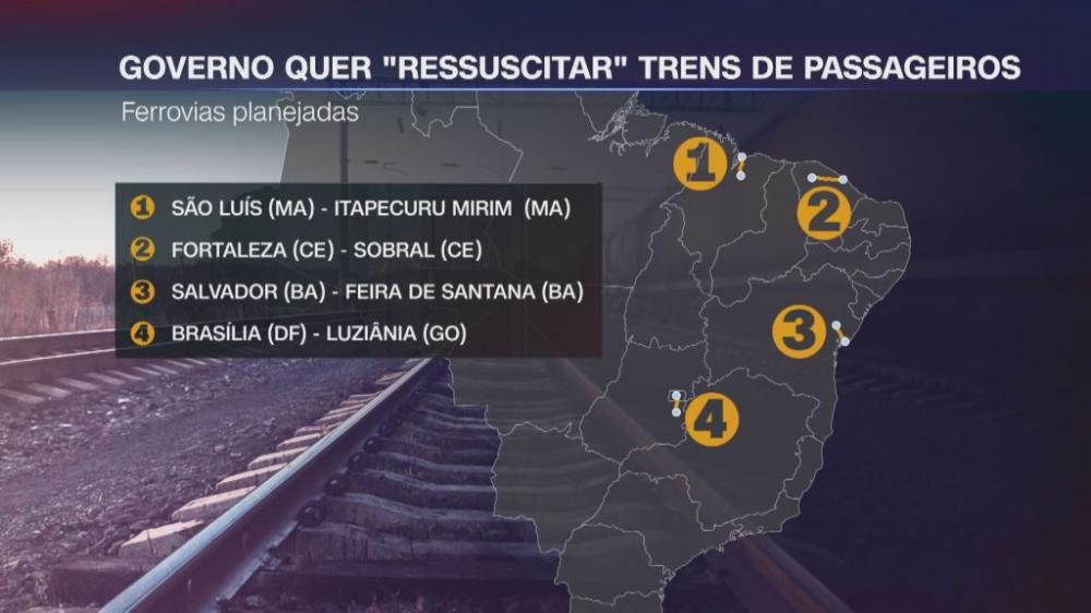 Trem de passageiros de São Luís a Itapecuru Mirim será implantado, diz governo federal