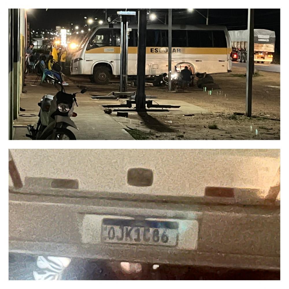 Sem manutenção ônibus escolar