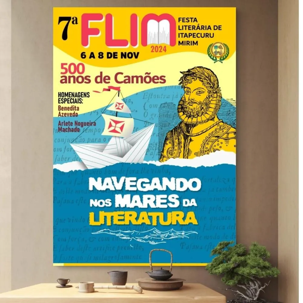 Camões será o grande homenageado da Festa Literária de Itapecuru Mirim 2024