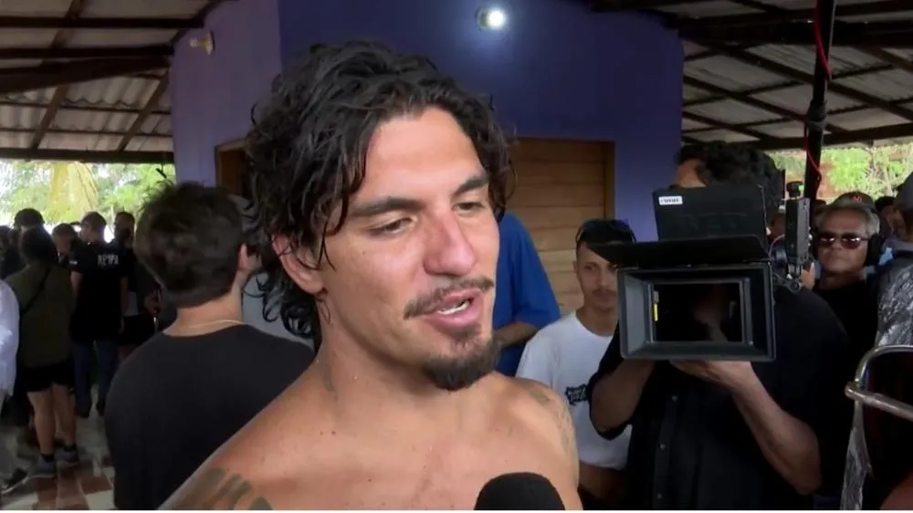 Gabriel Medina, tricampeão mundial de surf. Imagem: Dida Lima / TV Mirante Santa Inês