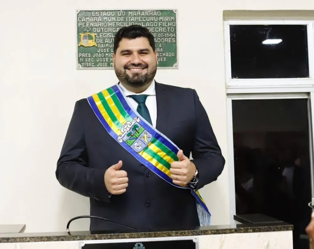 Prefeito Filipe Marreca. Imagem: Reprodução redes sociais