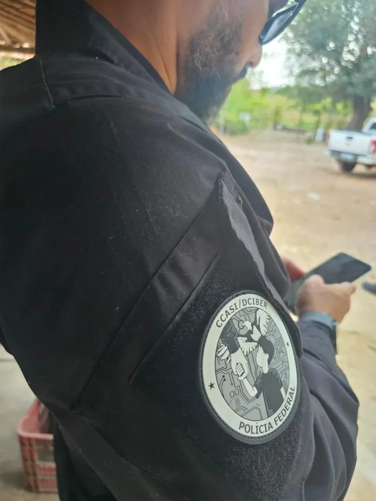Policial federal em plena operação. Imagem: Divulgação ©PF-MA