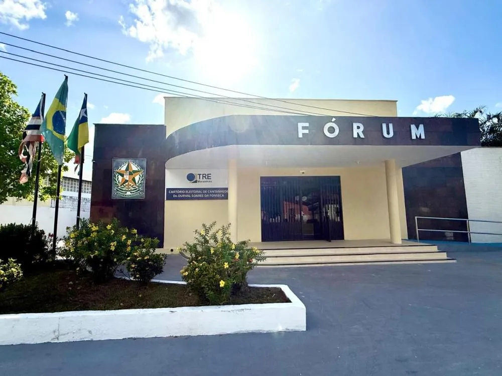 Sede do Poder Judiciário na comarca de Cantanhede - MA. Imagem: Reprodução