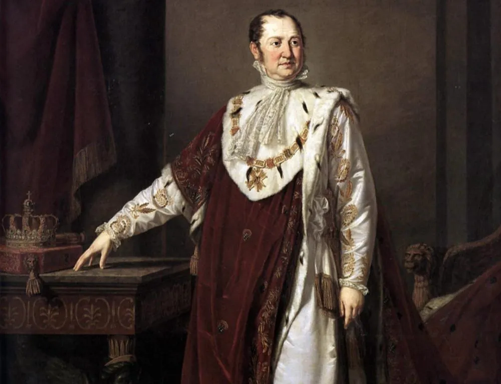 Rei Maximiliano I José, da Baviera. Imagem: Reprodução