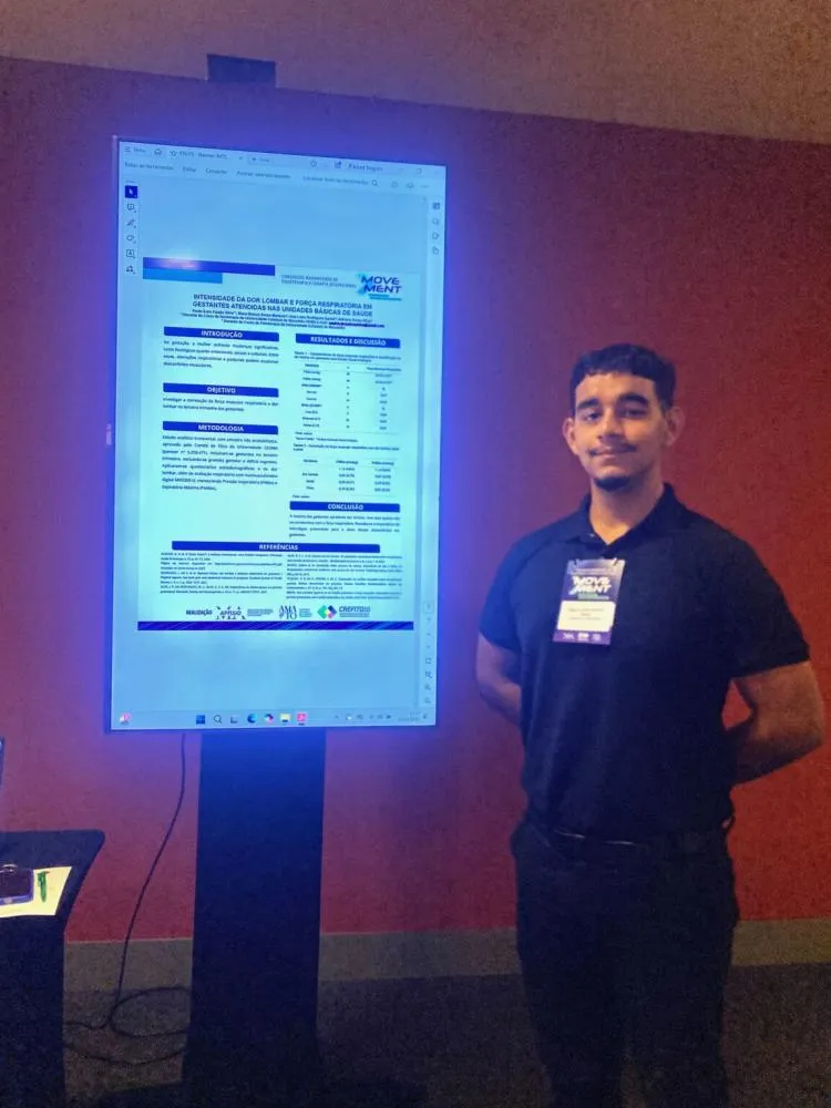 Paulo Ícaro Paixão Silva, do 2º período do curso de Fisioterapia do Campus Itapecuru Mirim. Imagem: Reprodução 
