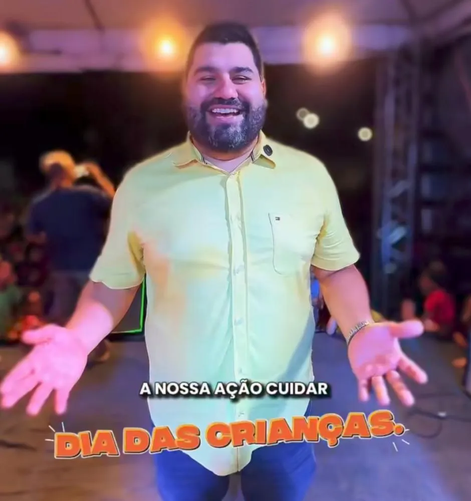 Prefeito de Itapecuru Mirim, Fillipe Marreca (PRD) em festa na zona rural do município