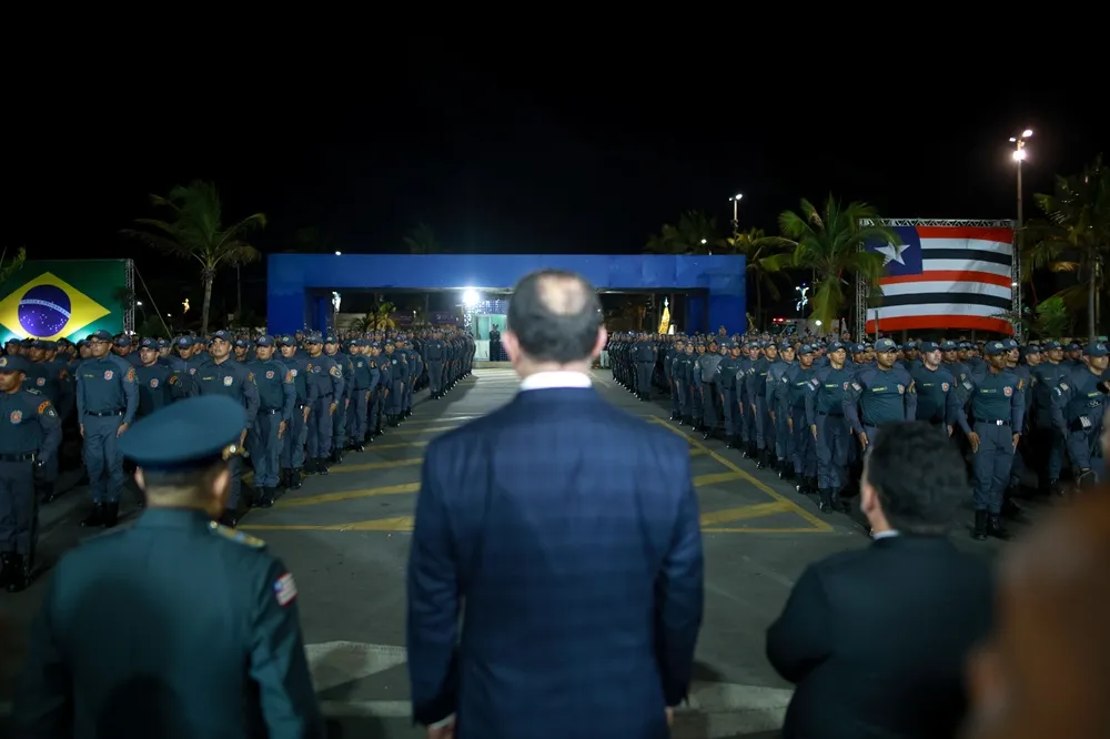 Solenidade de formação de policiais do Maranhão. Imagem: Divulgação © Governo do Maranhão
