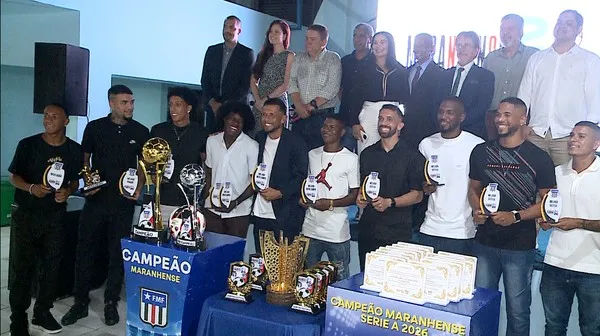 Melhores do Campeonato Maranhense são premiados em noite de celebração — Foto: Reprodução/TV Mirante