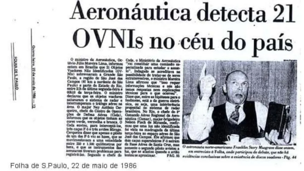 Imagem da Folha de São Paulo de 22 de maio de 1986